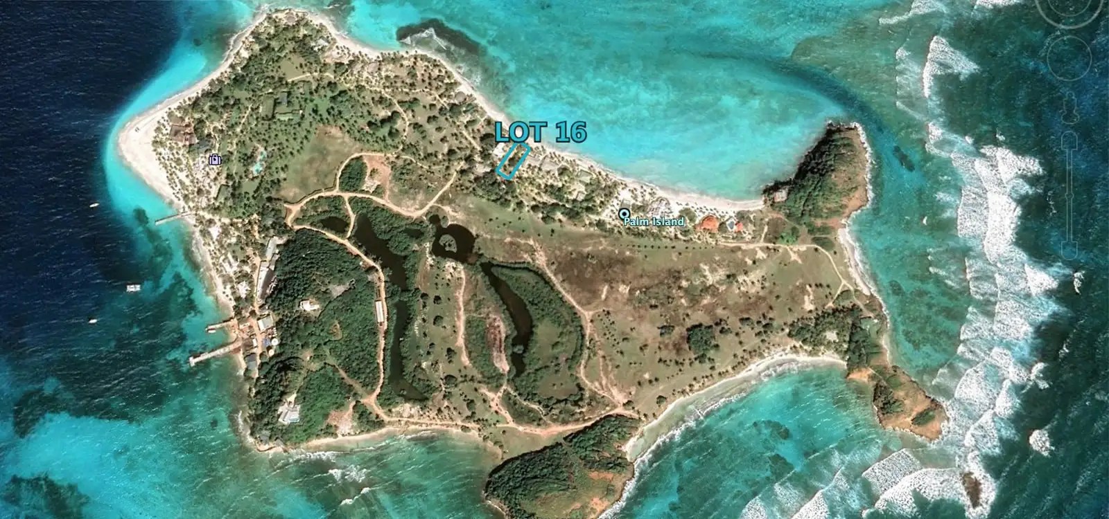 0.27 Acre Beachfront Lot for Sale, Palm Island, Grenadines 7th Heaven