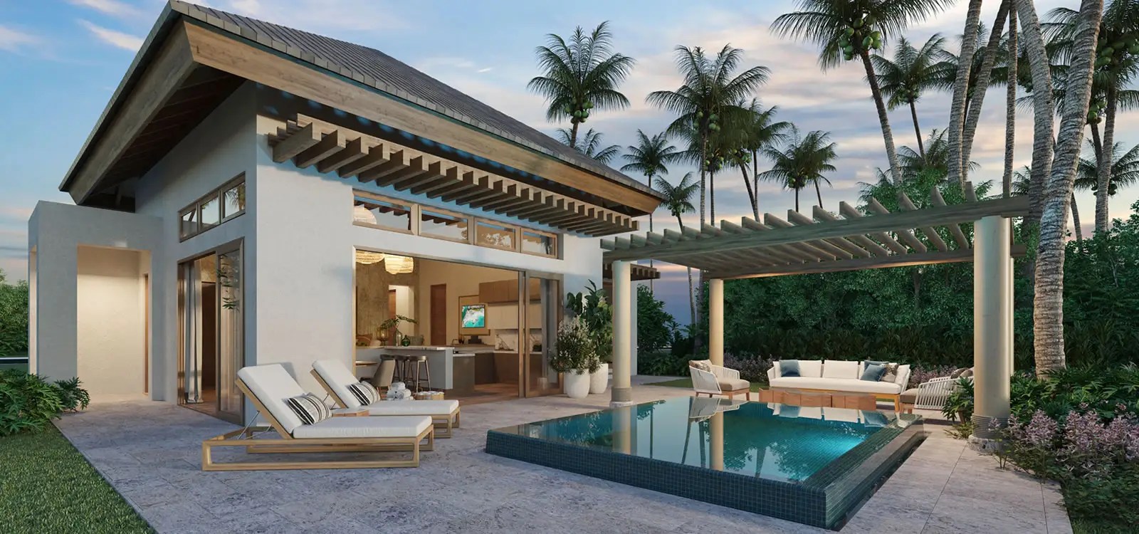 2 Bedroom Villas for Sale, Green Village, Cap Cana, Dominican Republic