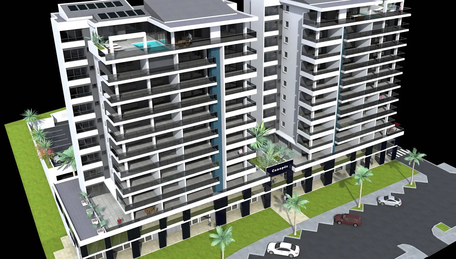 2 Bedroom Condos for Sale, Canopée, Fort de France, Martinique 7th