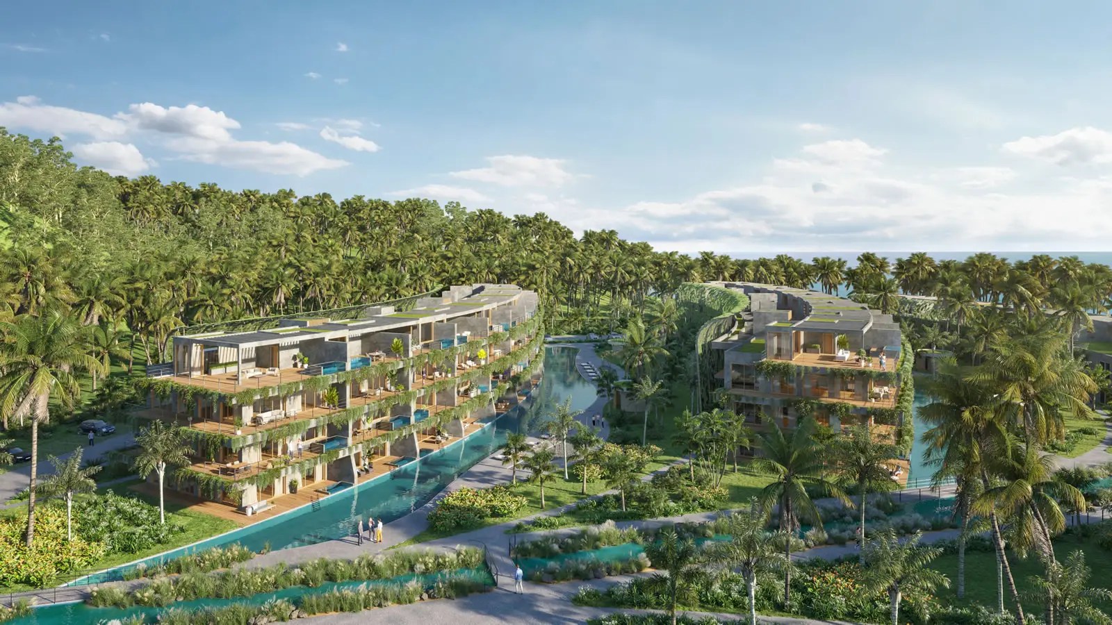 2 Bedroom Beachfront Apartments for Sale, Playa Coson, Las Terrenas