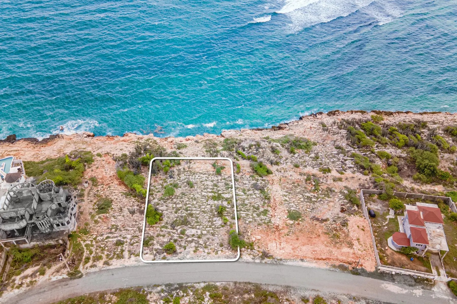 0.23 Acre Oceanfront Lot for Sale, St Cliff, Hellshire, Saint
