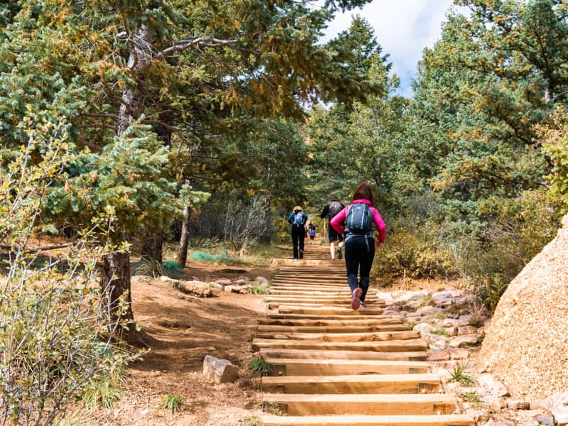 Hiking the Manitou Springs Incline Royal Cabins