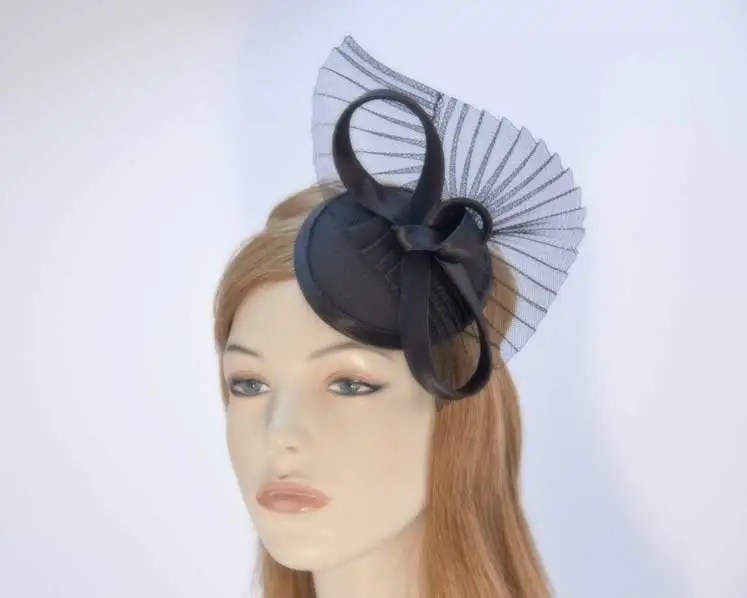 Black Pillbox Fascinator Hat Made In Australia Buy Online K5010B