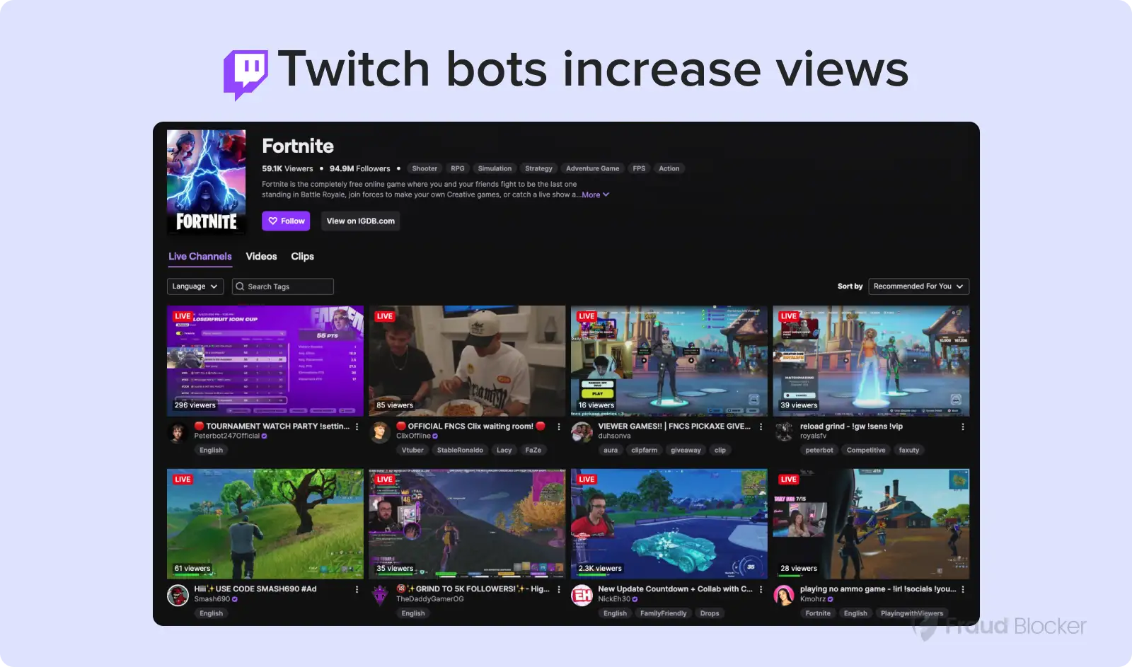Twitch View Bots 🤖 Examples, Costs & Banned Users