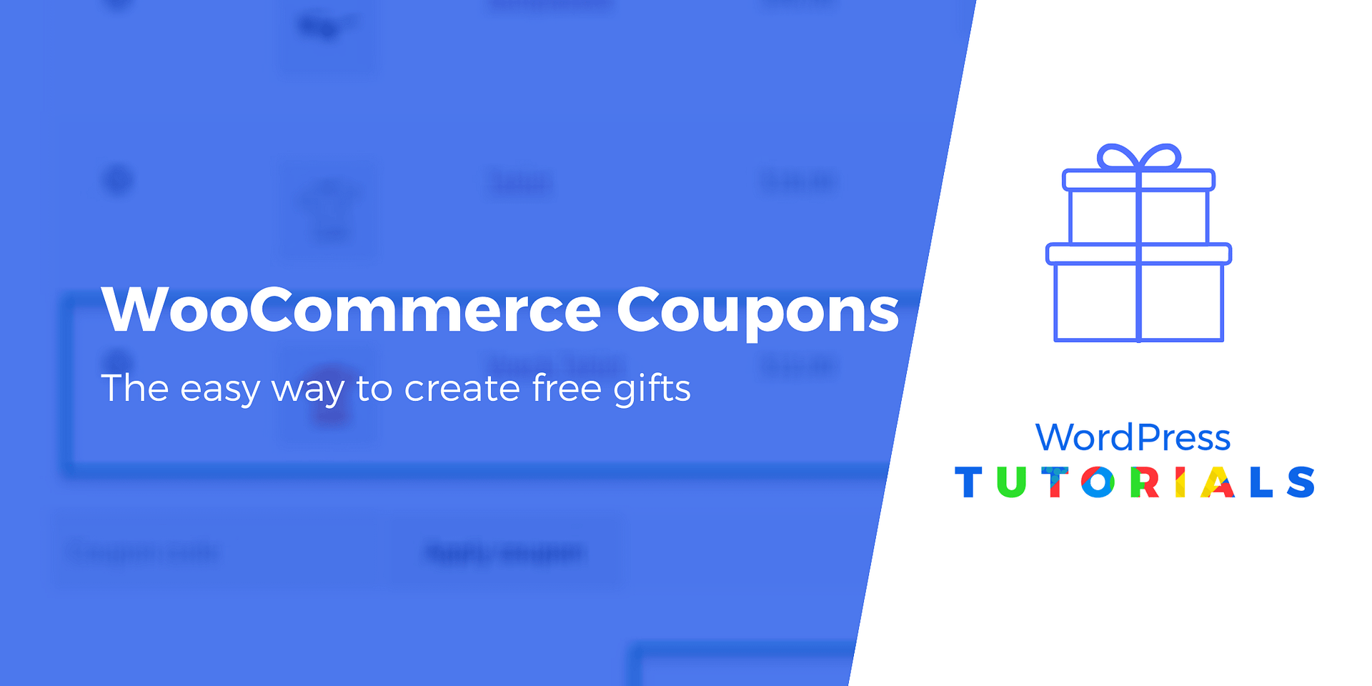 Free Gift Coupon Tutorial Simple Solution
