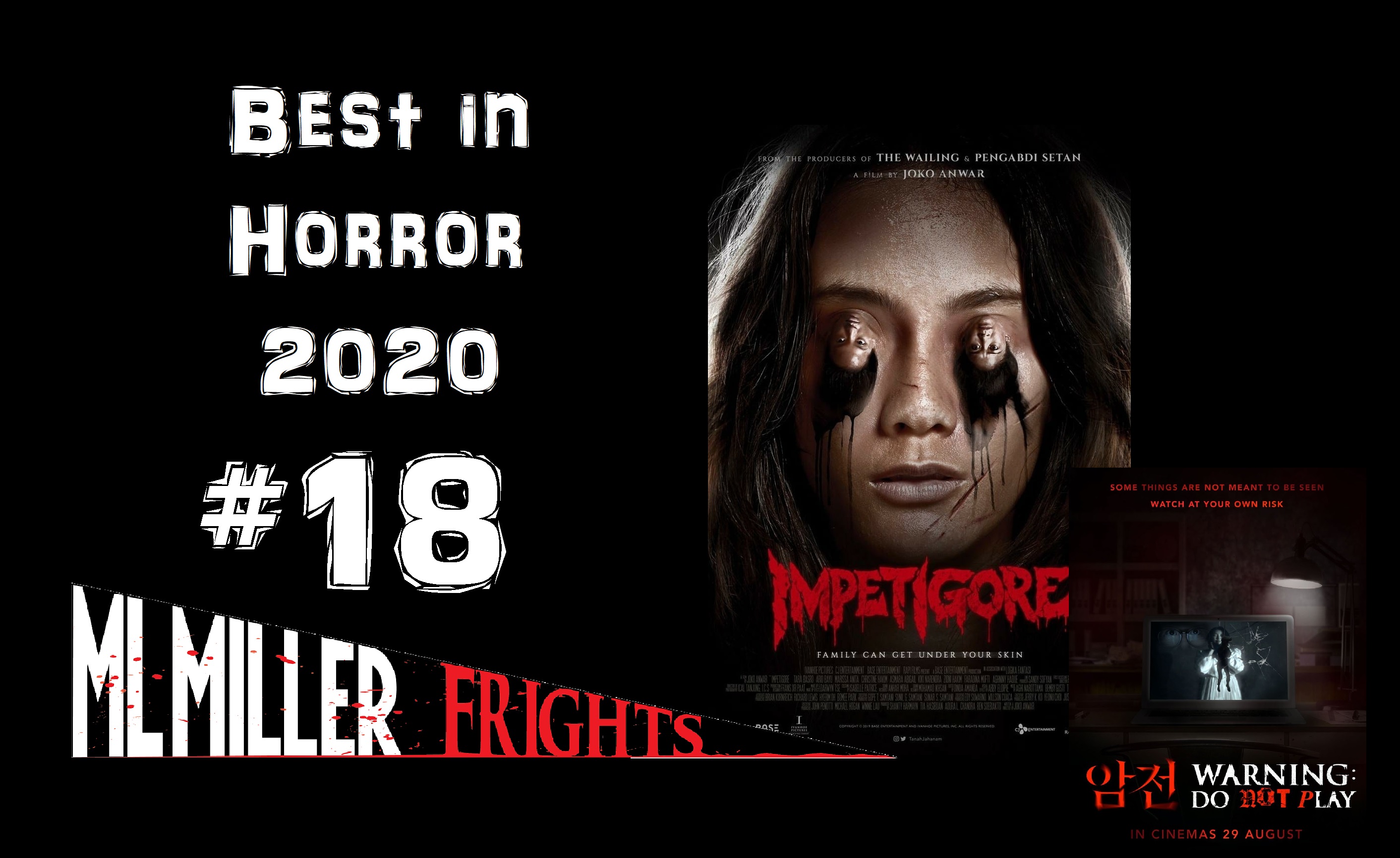 New MLMillerFrights Video Best in Horror Countdown 20192020 18