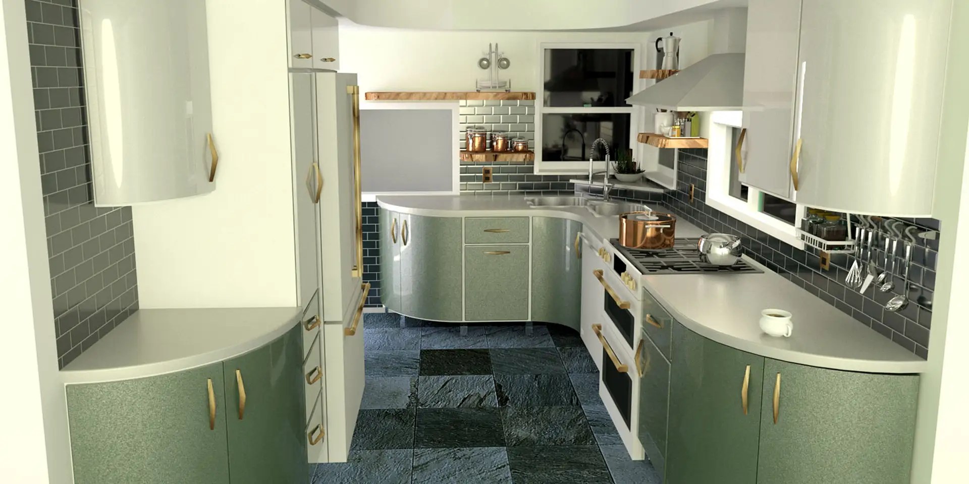 HOME Toro Kitchen metal kitchen