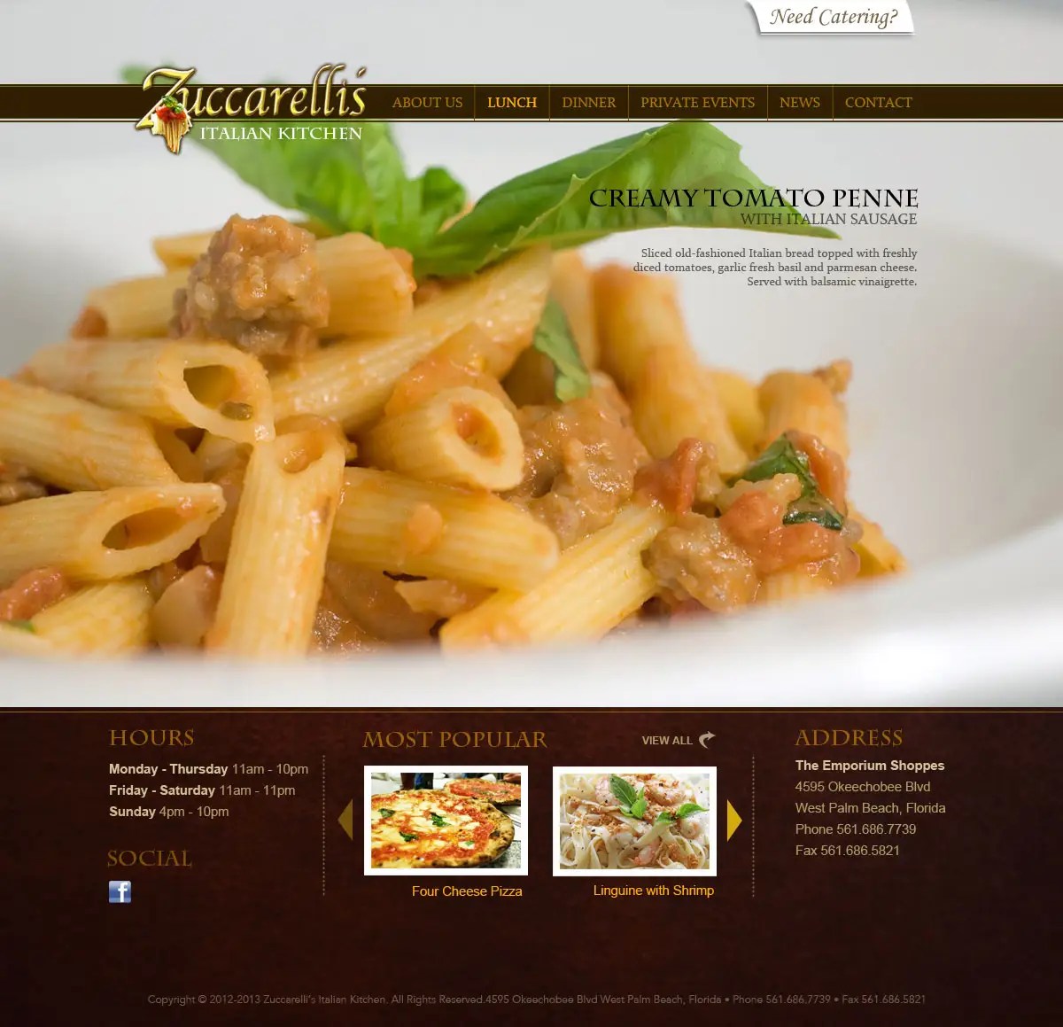 Zuccarelli’s Italian Restaurant and Bar Brutal Pixel