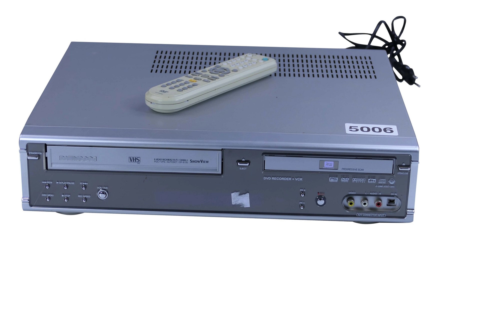 Daewoo DF8150 DVD & VHS recorder (VHS > DVD)