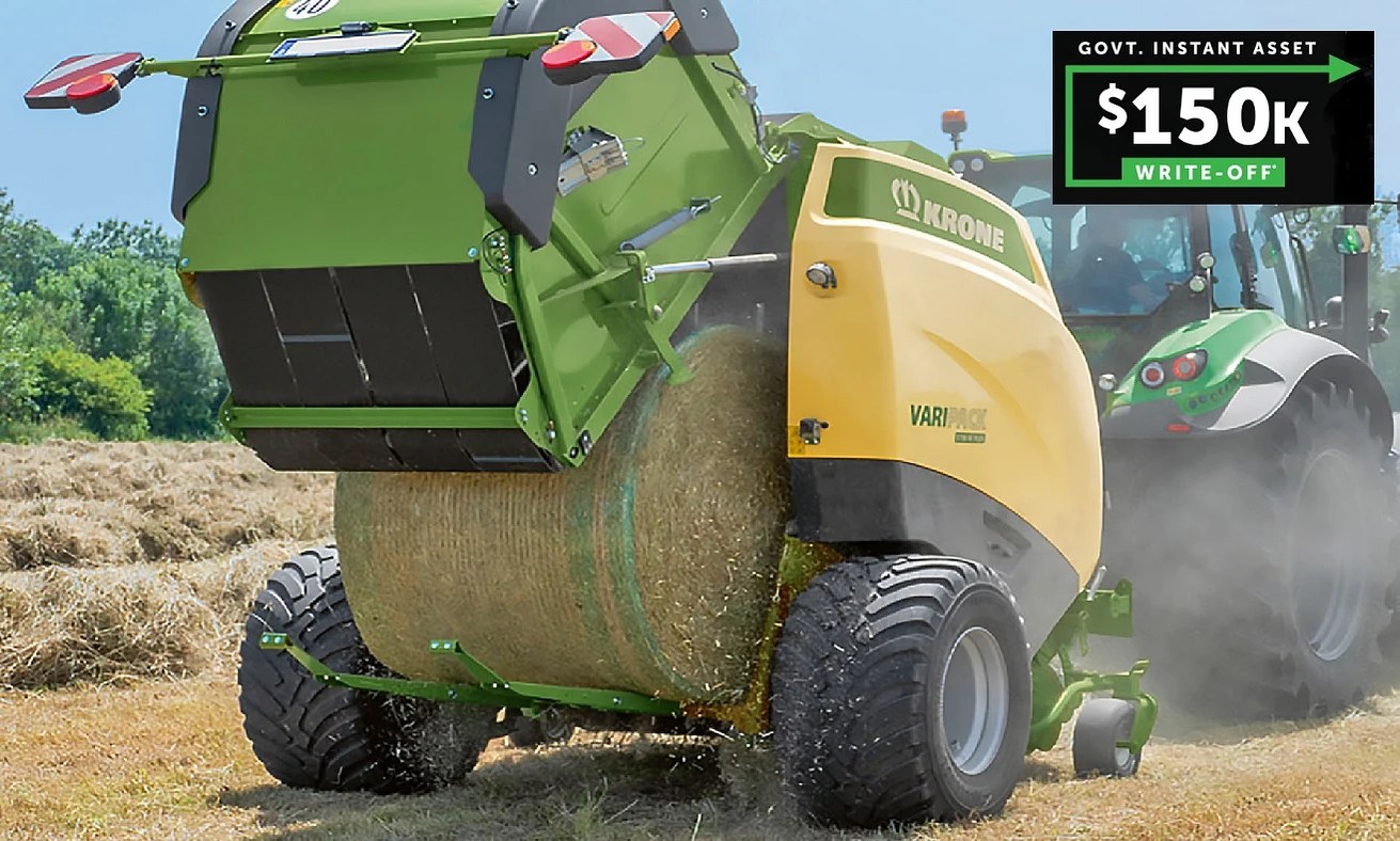 Krone Reveals New VariPack V190 Round Baler Nicholls Machinery An