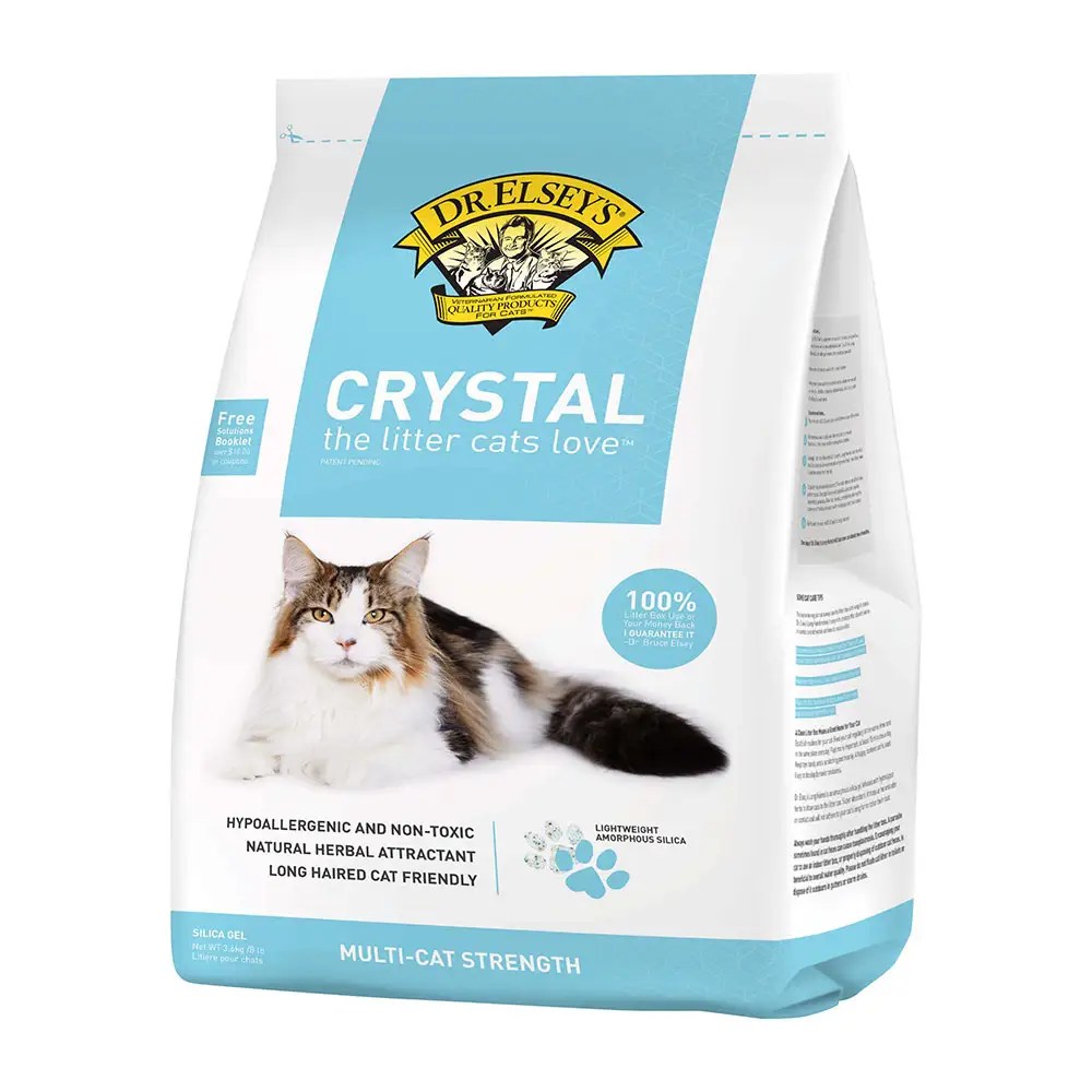 Dr Elsey's Silica Crystal Litter For Long Haired Cats Pet Hero