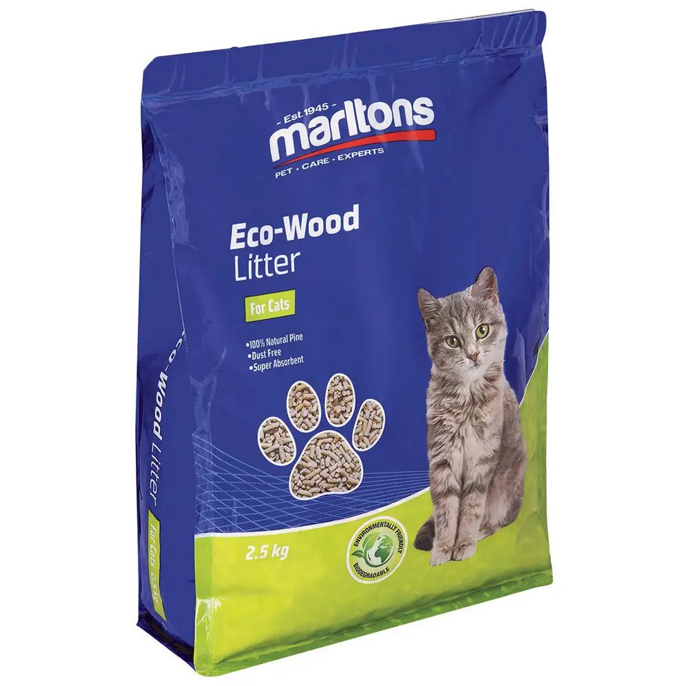 Marltons EcoWood Cat Litter Pellets Pet Hero