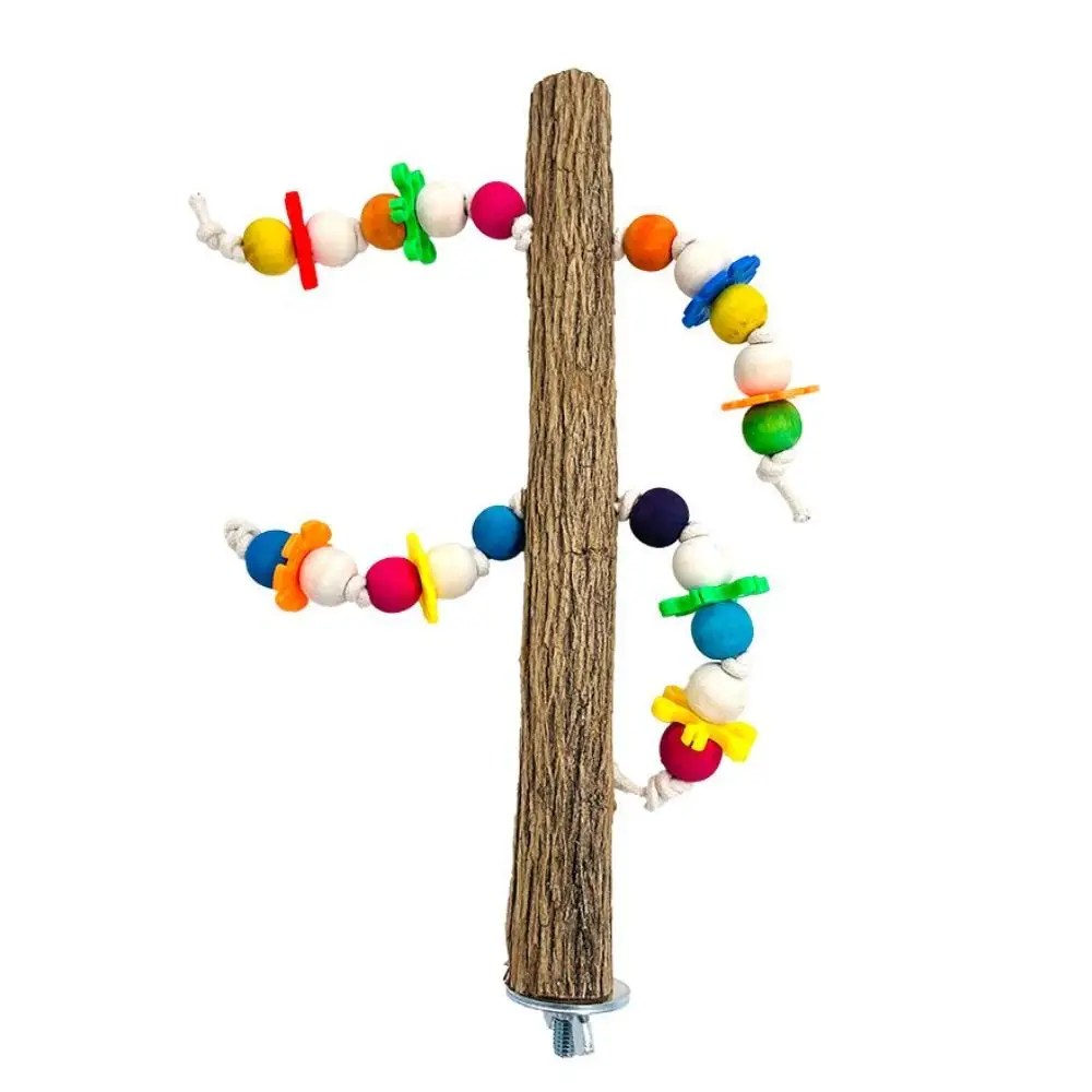 Sprogley Sekelbos Perch With Toys For Birds Pet Hero