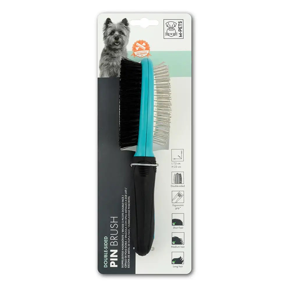 MPets Doublesided Pin Brush Pet Hero