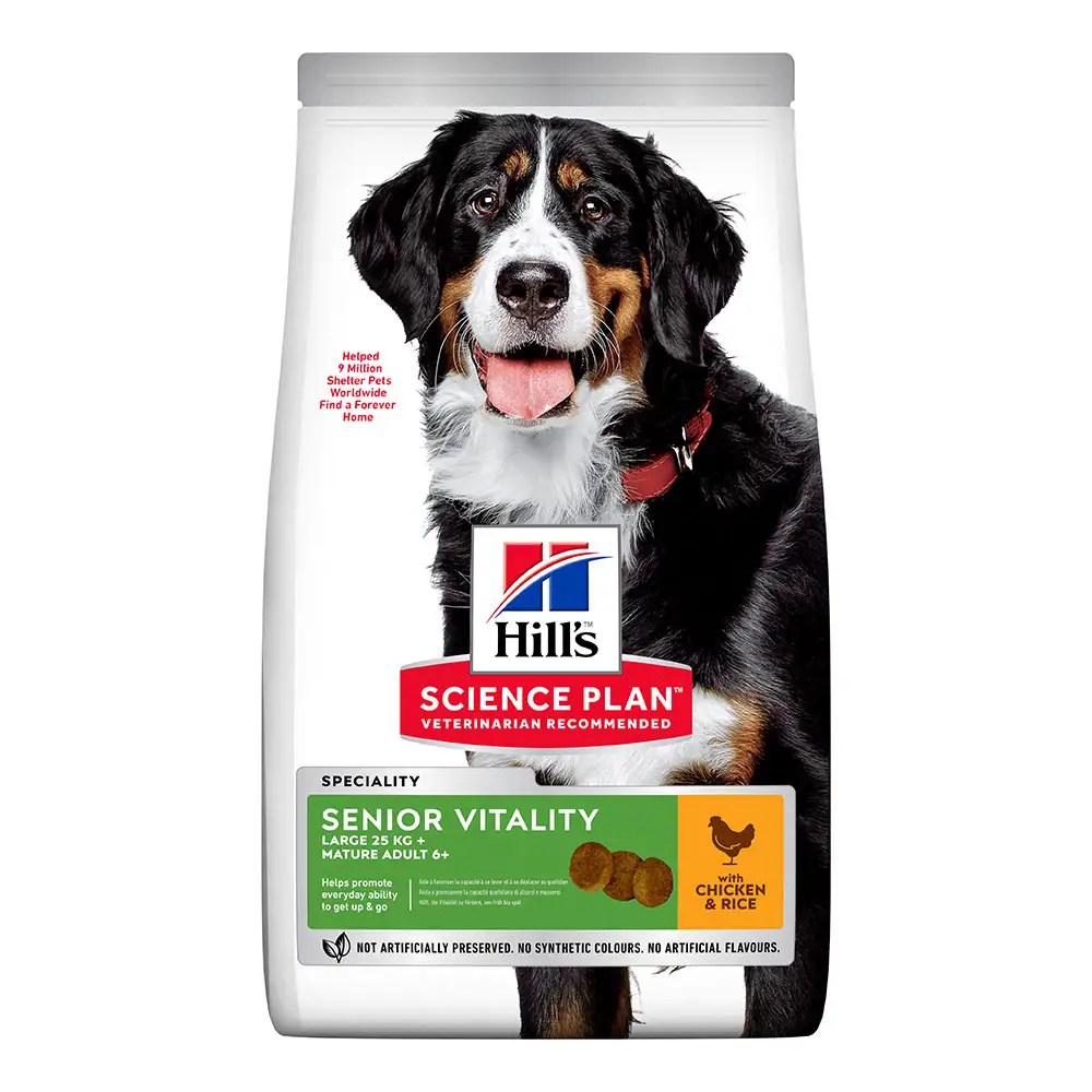 Hill's Science Plan Adult 5+ Senior Vitality Large Breed Dry Dog Food