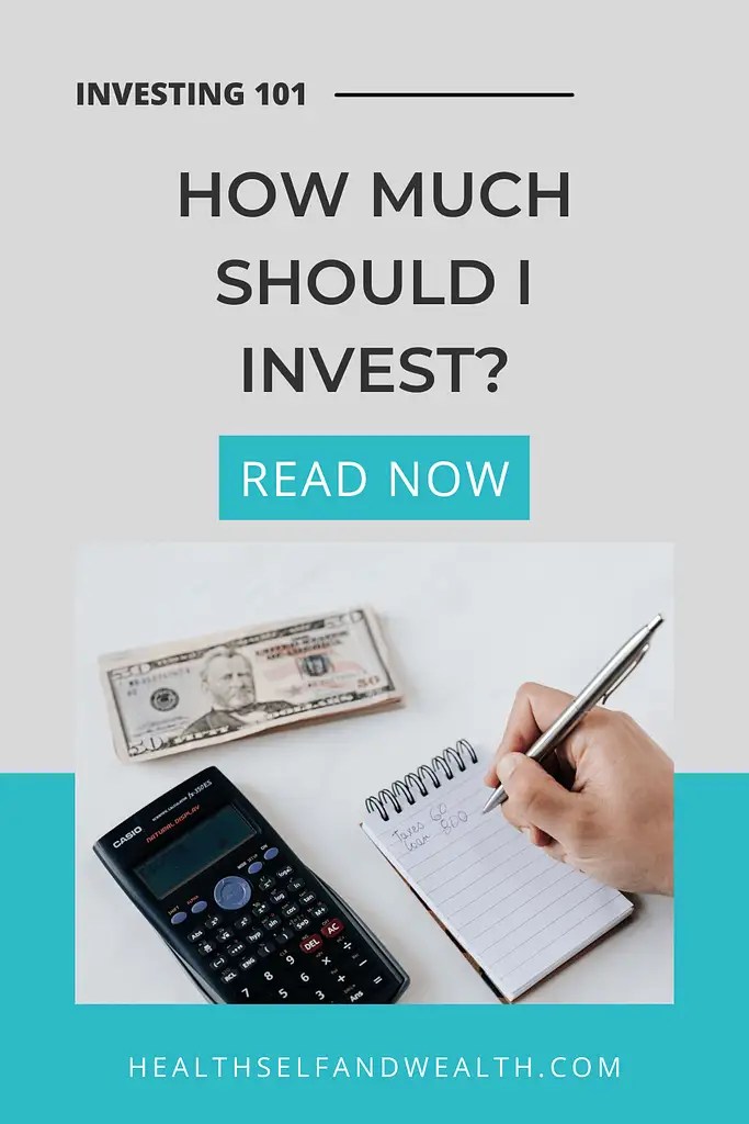 How much should I invest? Health Self and Wealth
