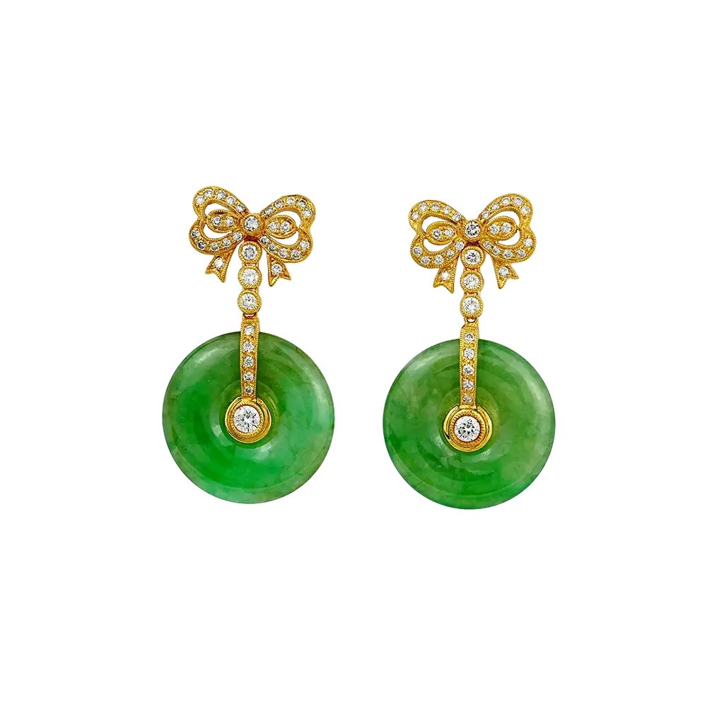 Mehra Jadeite Diamond Ring On Cheong Jewellery