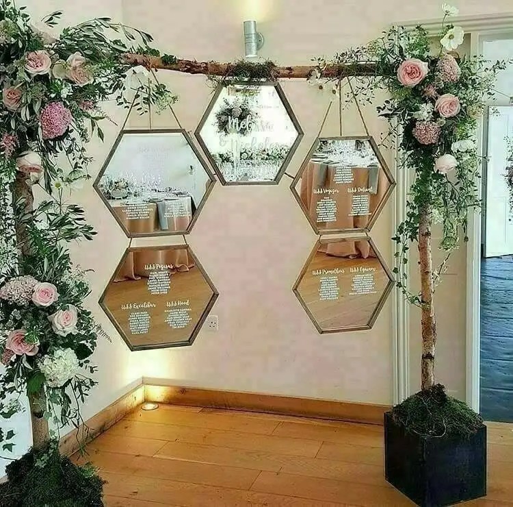 Mirror Table Plan for Wedding Love Storey Weddings