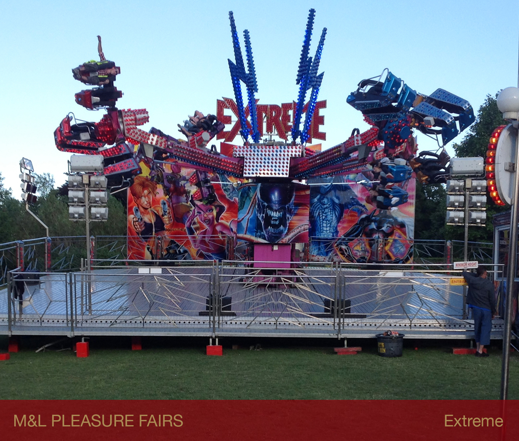 Extreme Ride Image M+L Pleasure Fairs I In Association with Bensons
