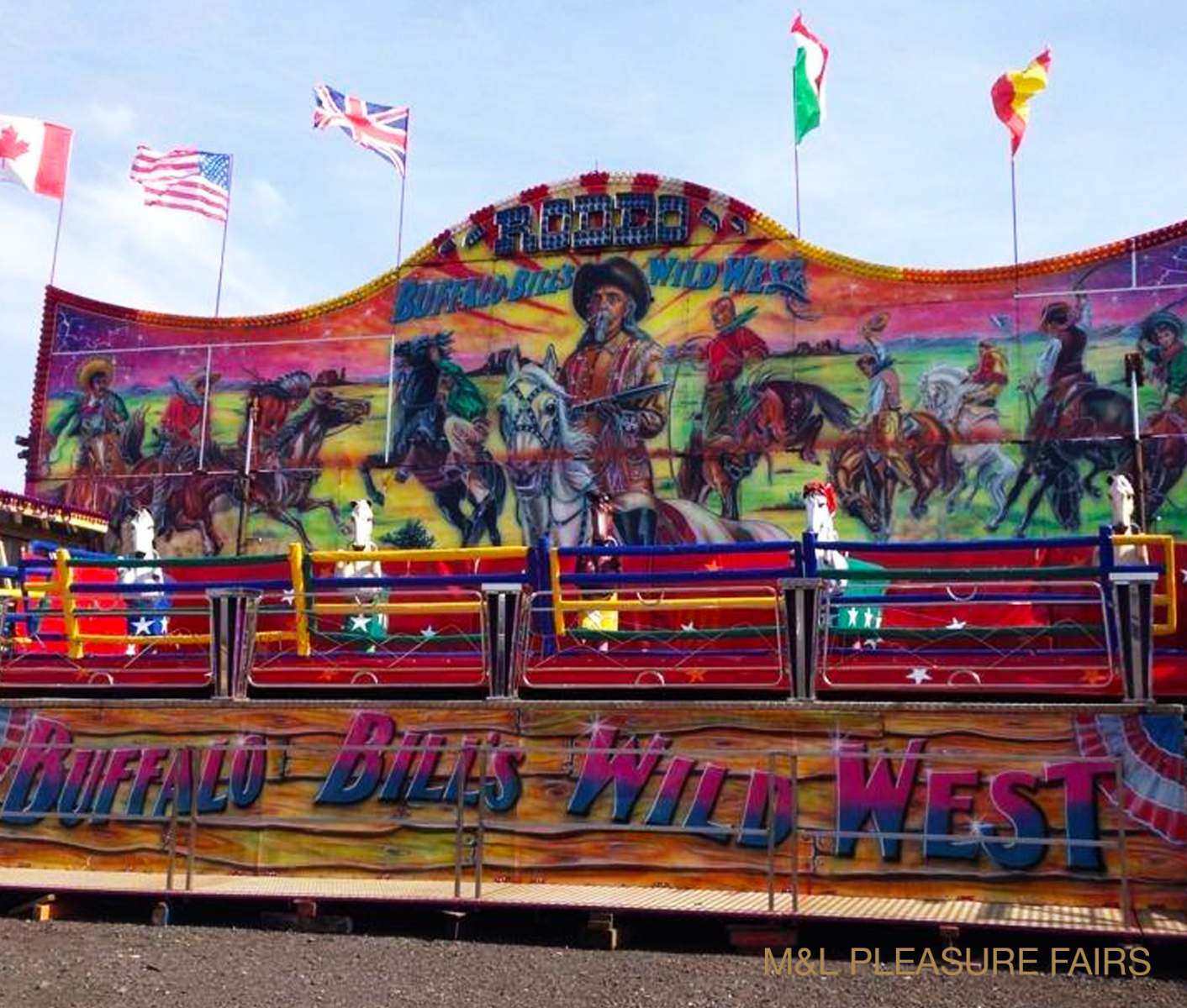 RodeoBullRideImage M+L Pleasure Fairs I In Association with