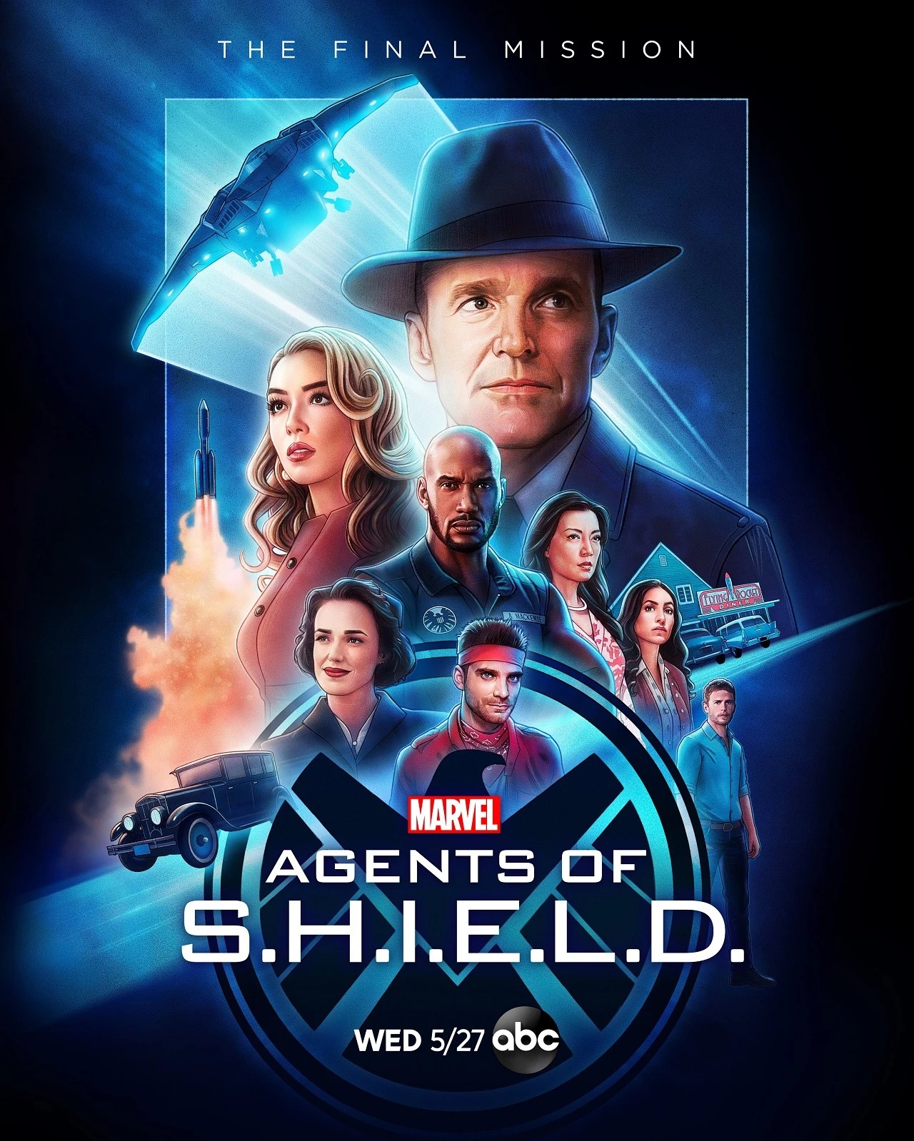 Marvel's Agents of S.H.I.E.L.D. Season 7 Key Art Blast From The Past