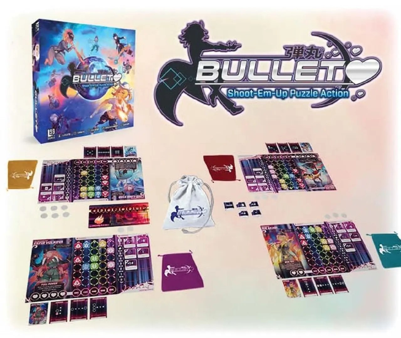 Level 99's ShootEmUp Puzzle Board Game Bullet On Kickstarter