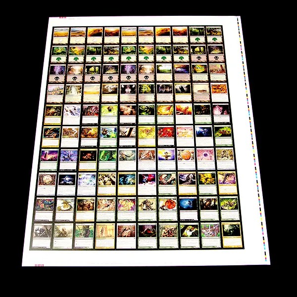 Uncut Card Sheets To Be Auctioned "Magic The Gathering"