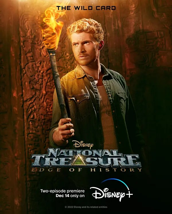 National Treasure Edge of History Character Posters Spotlight Cast