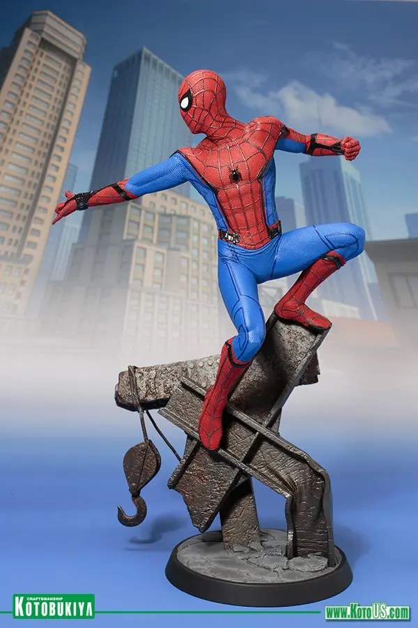 Kotobukiya SpiderMan Spidey Statue Coming in August