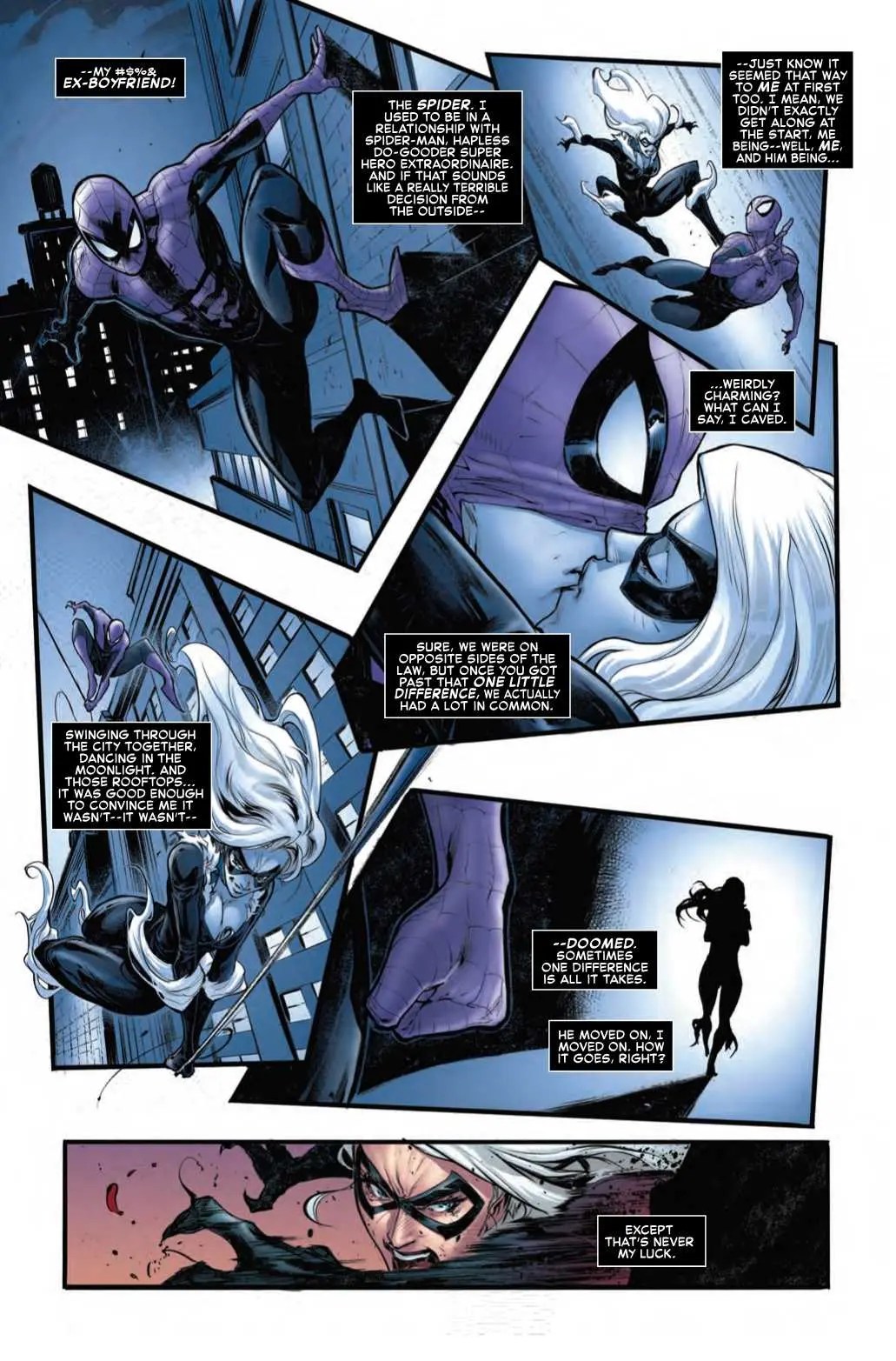 Black Cat Having Sex Dreams About Spider-Man in Next Week's Amazing