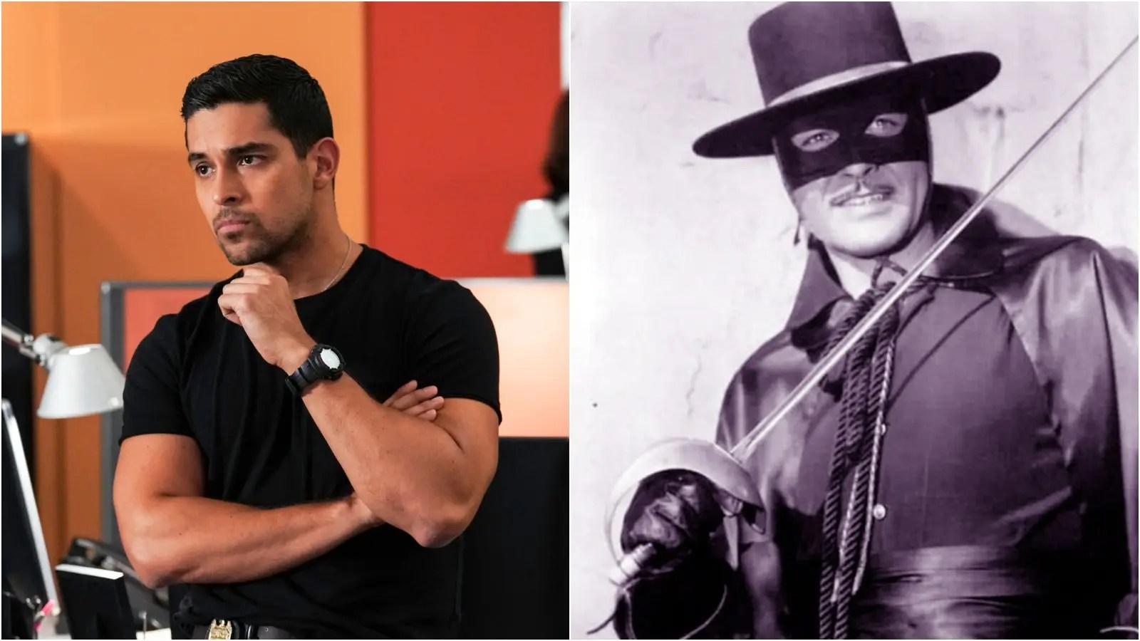 Zorro Wilmer Valderrama Attached to Star, EP Disney Branded Series