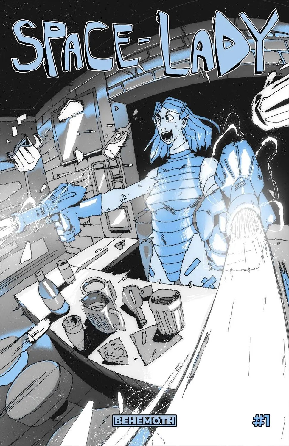 Ashley Warwick's Space-Lady #1 in Behemoth July 2022 Solicits