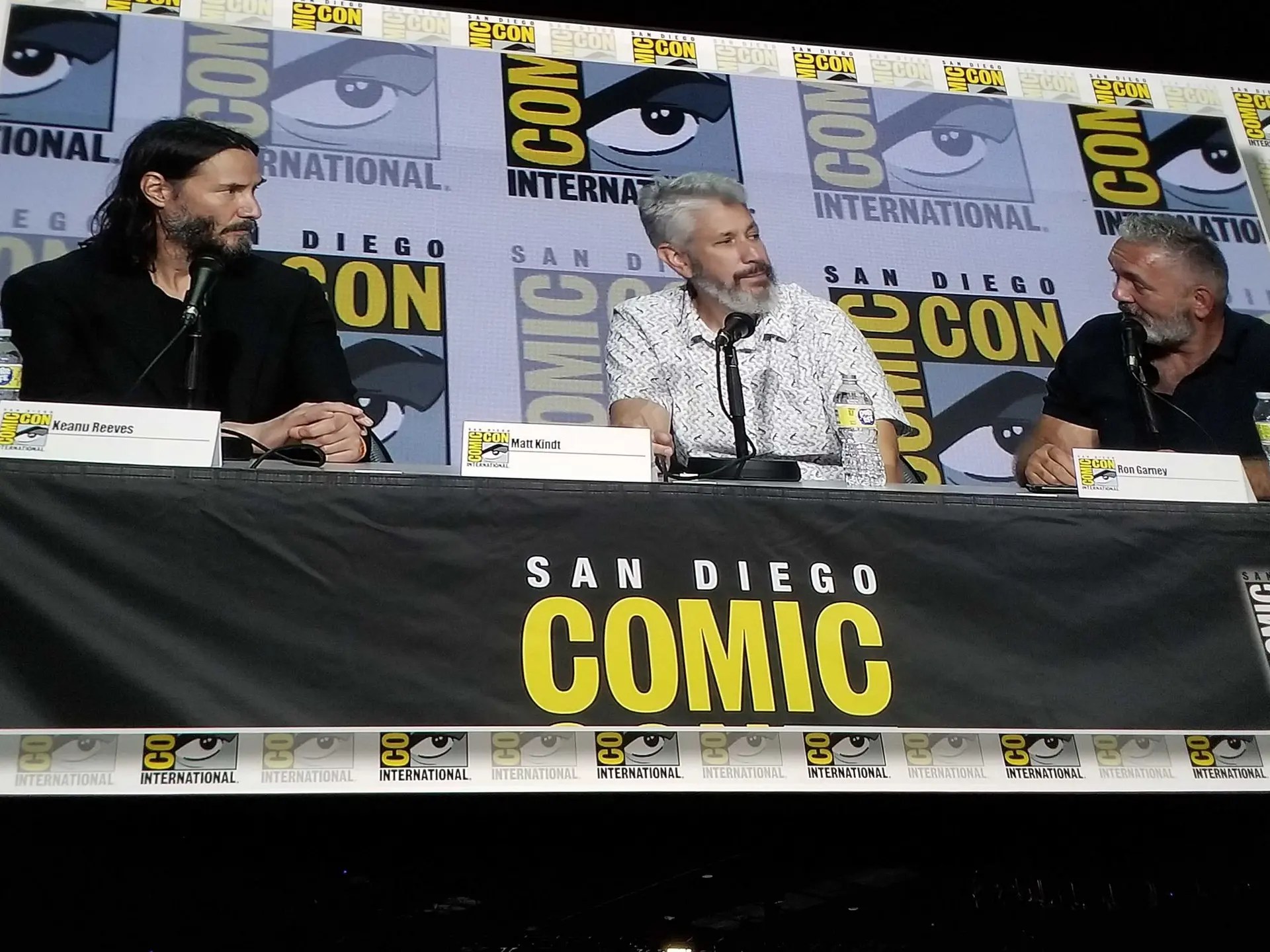 First Glimpse Of Keanu Reeves Brzrkr Movie At San Diego Comiccon