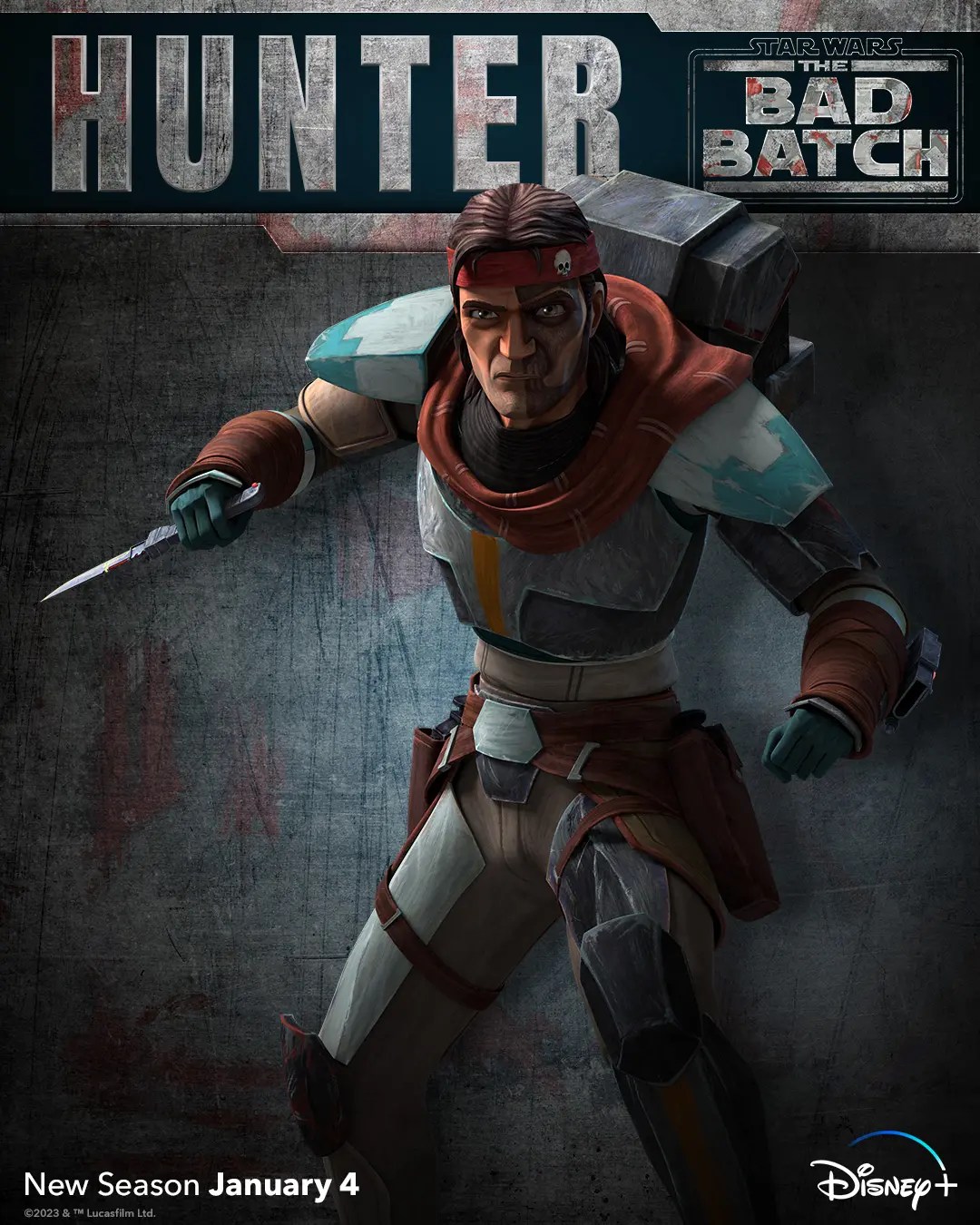 Star Wars: The Bad Batch Rolls Out Omega & Hunter Season 2 Posters
