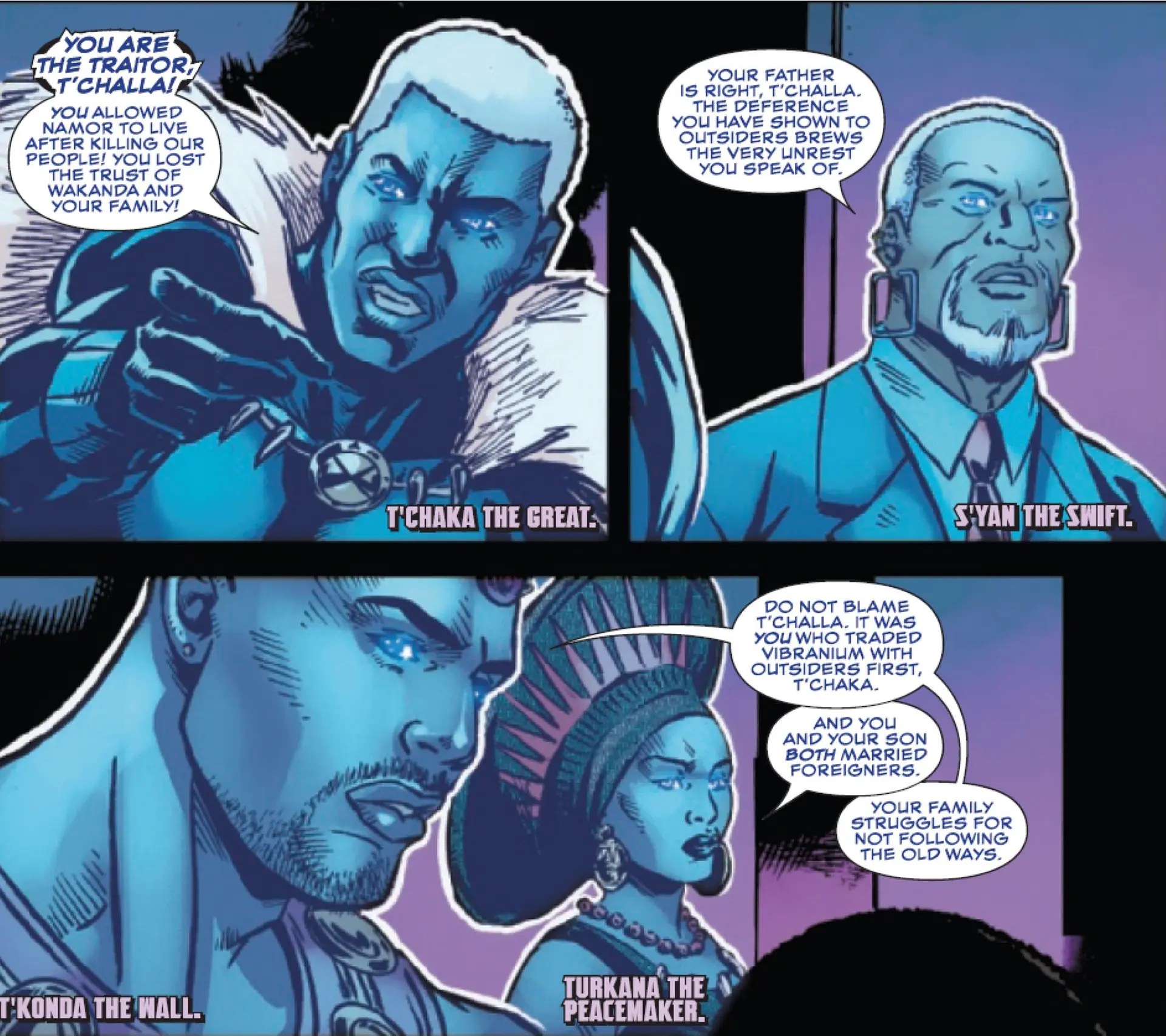 Black Panther's Dad Calls T'Challa A Traitor To Wakanda (Spoilers)