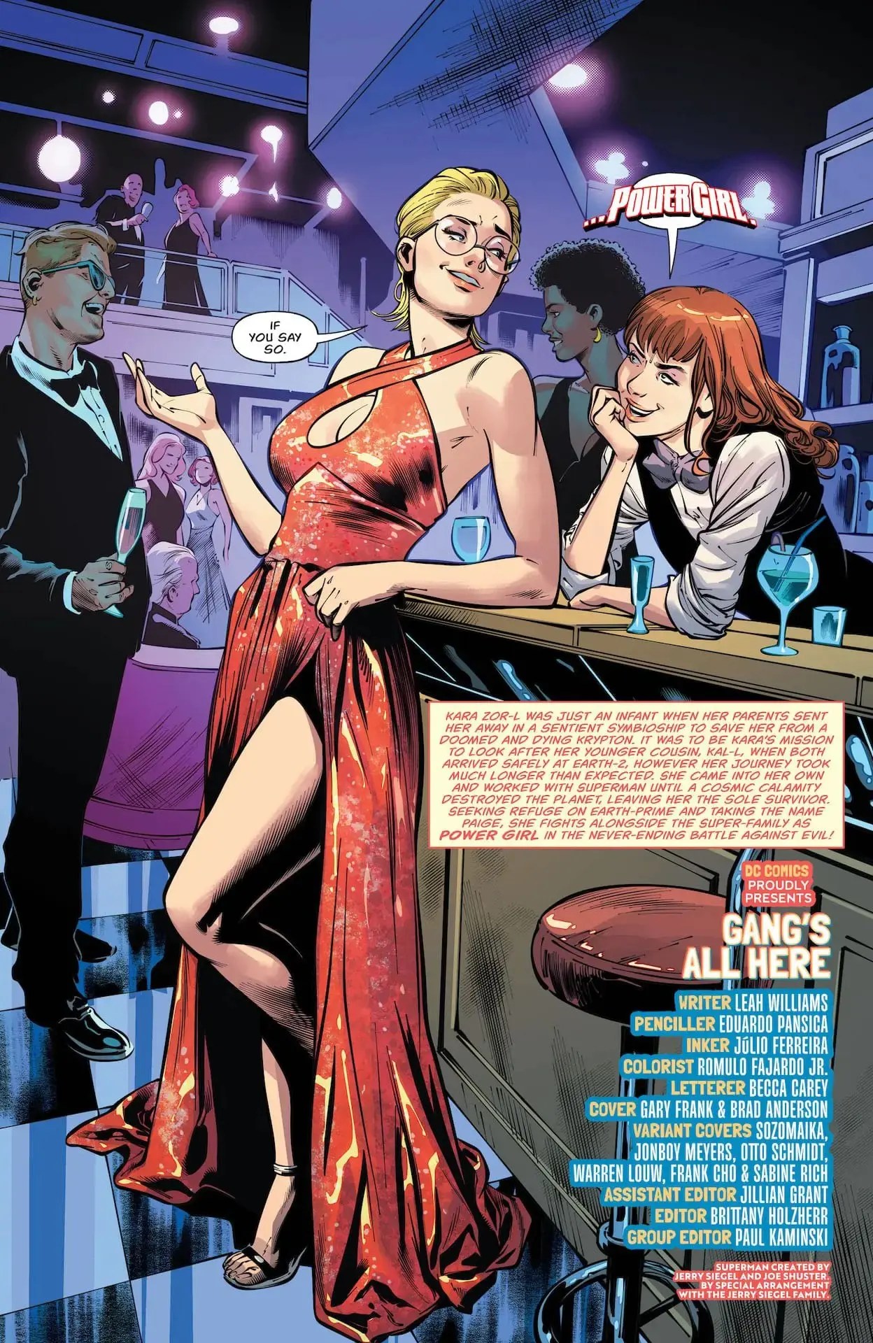 Power Girl #1 Preview: Road Tripping to Save the World