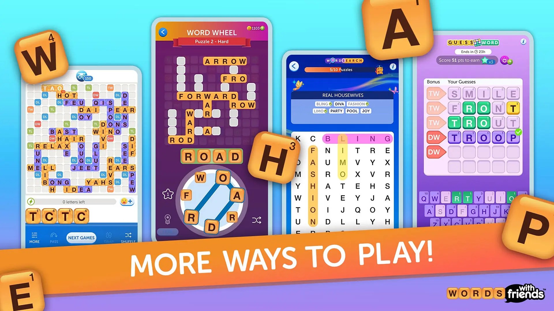 Words With Friends Reveals Four New SinglePlayer Modes