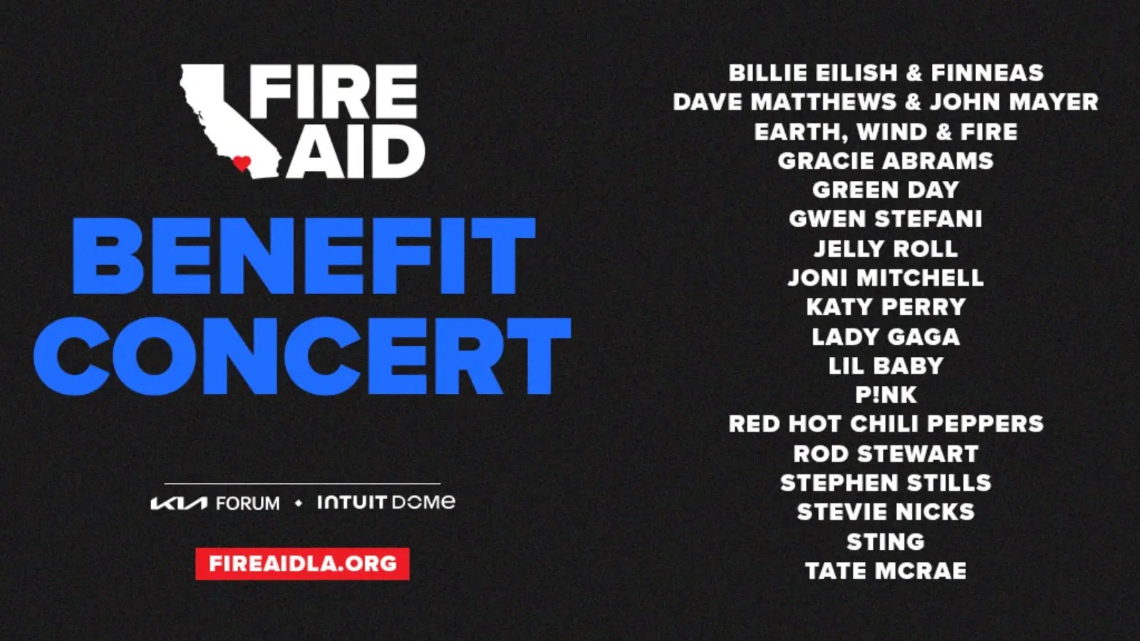 FireAid No Doubt Reunion Set for LA Wildfires Benefit Concert