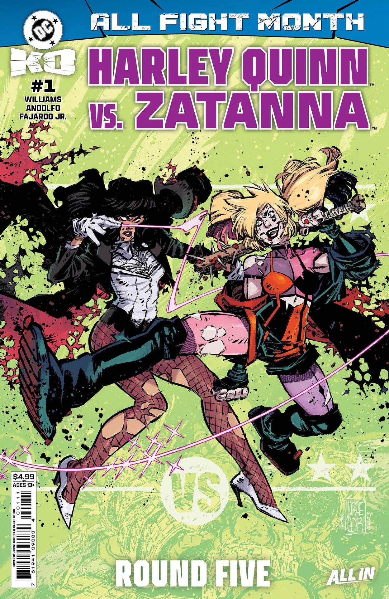 DC KO Harley Quinn vs Zatanna 1 Preview Magic vs Mayhem(07)