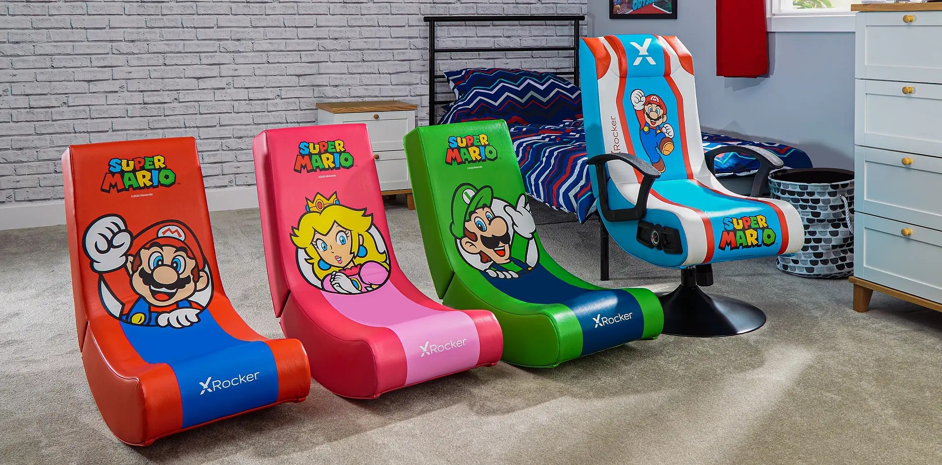 X Rocker & Nintendo Reveal A New Line Of Super Mario Gaming Chairs