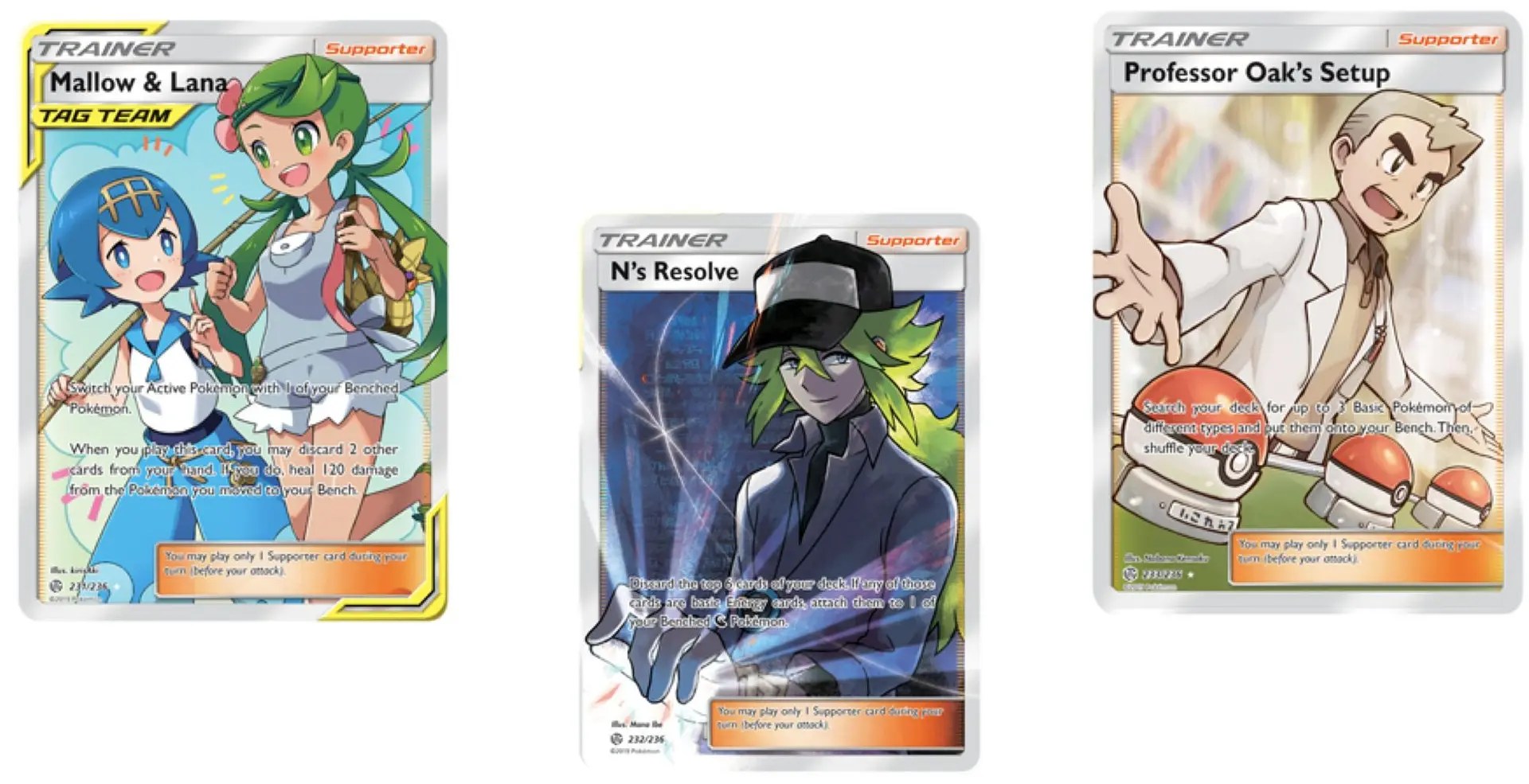 The Full Art Trainer Cards Of Pokémon TCG Cosmic Eclipse Part 2