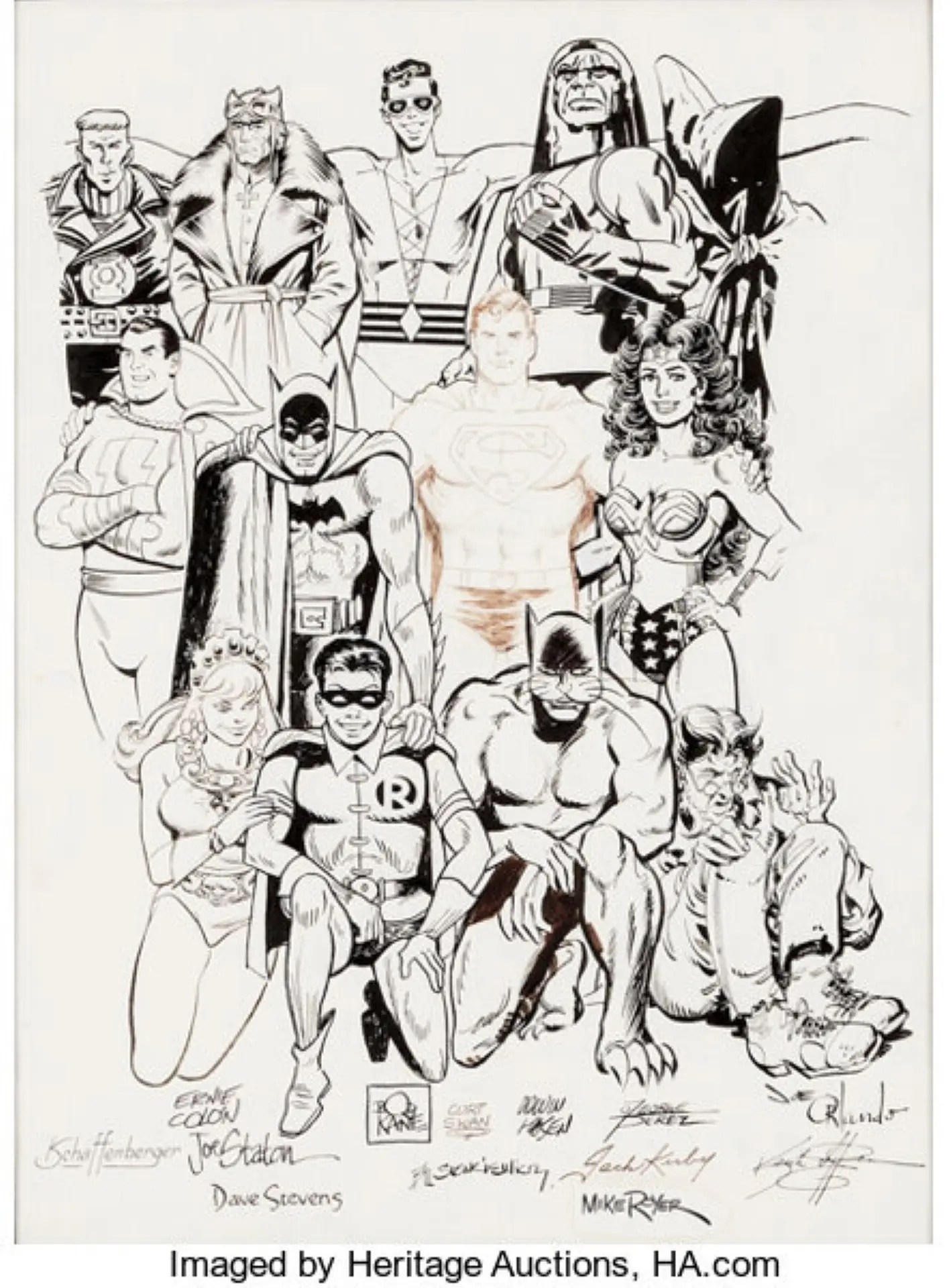 An Incredible History Of DC Comics Original Artwork Goes To Auction