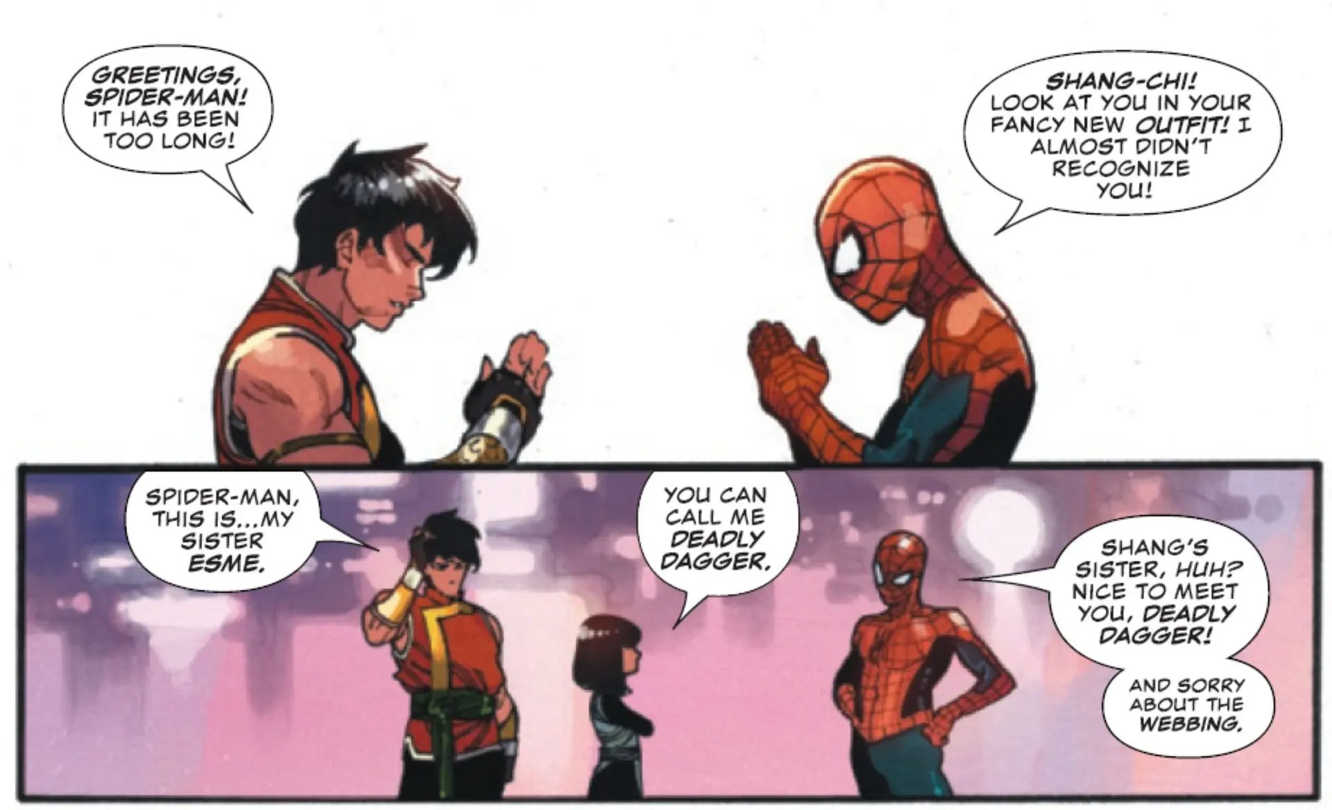 ShangChi Taught SpiderMan Everything He Knows About Martial Arts