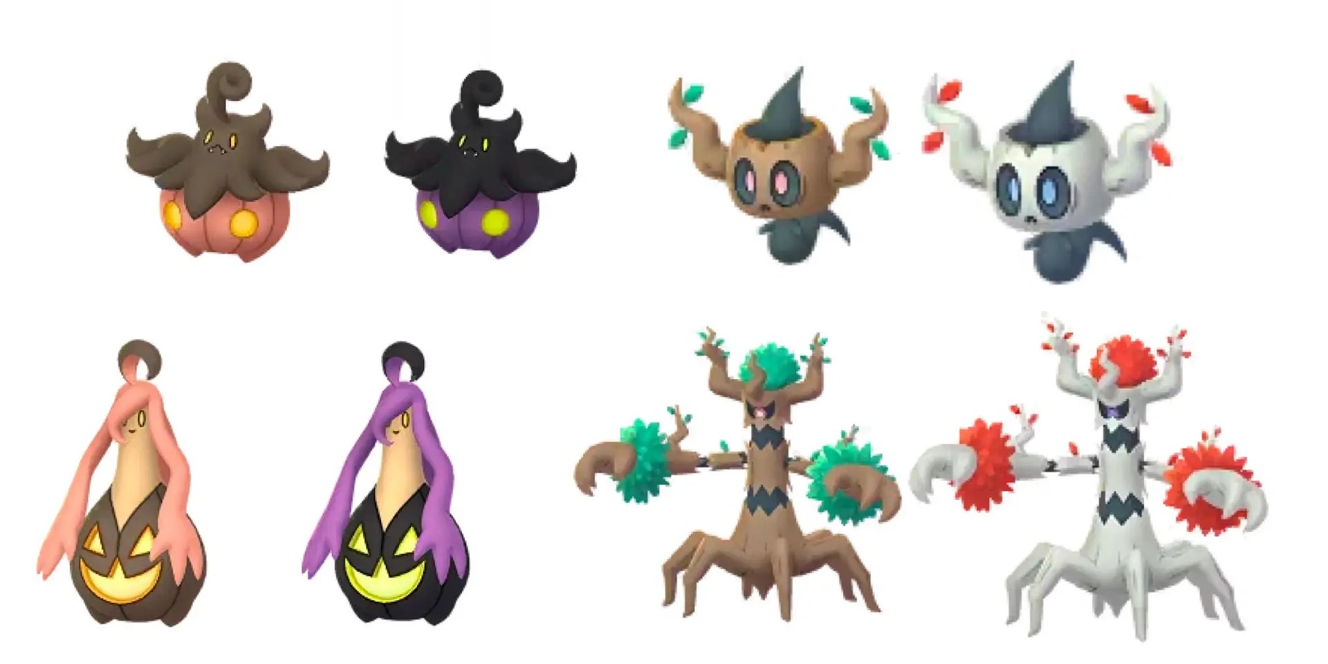 Here’s How Shiny Phantump & Pumpkaboo Will Look in Pokémon GO