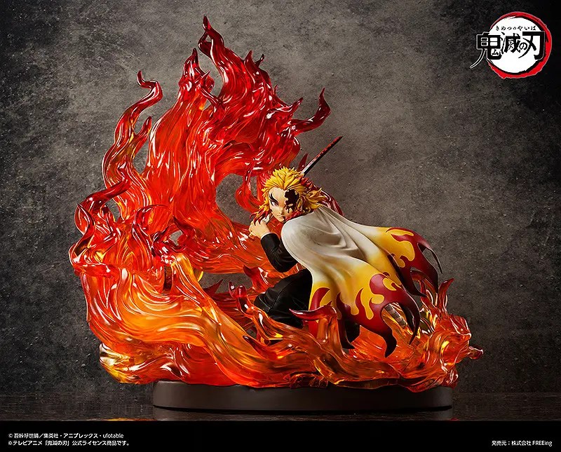 Freeing Reveals Demon Slayer Kyojuro Rengoku Complete Edition Statue