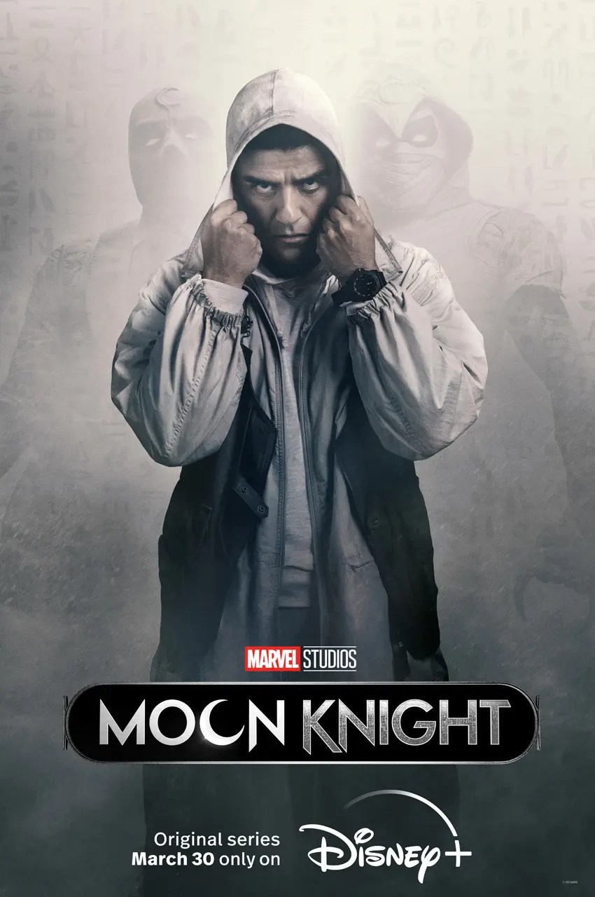 Moon Knight Key Art Posters Highlight Oscar Isaac's Many "Phases"