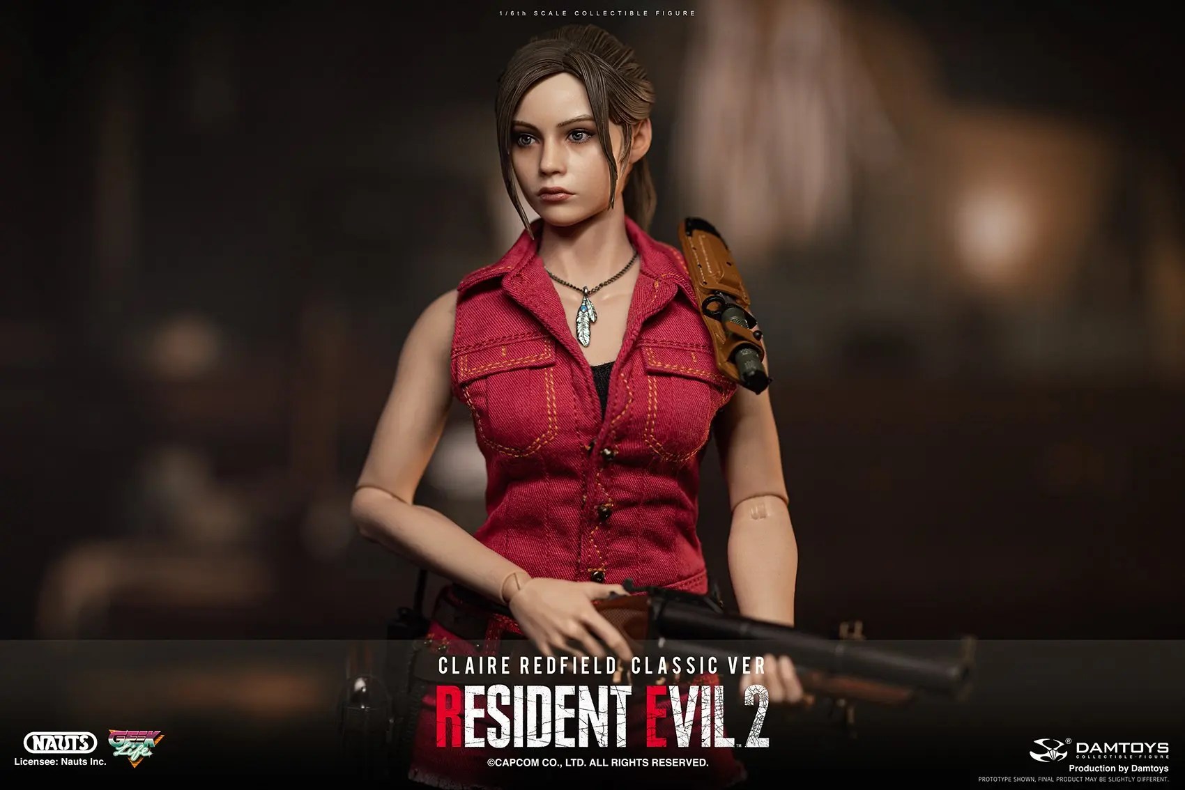 Resident Evil 2’s Claire Redfield Gets a Badass Figure from DAMTOYS