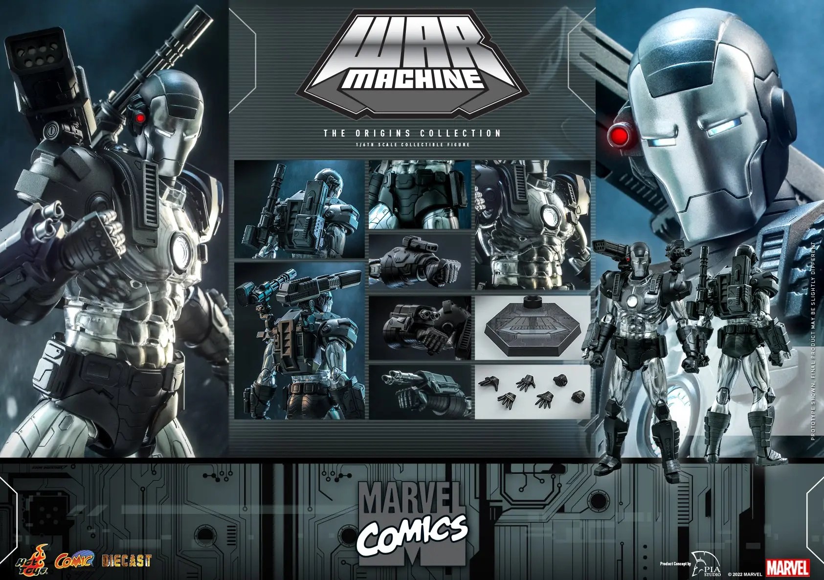 War Machine Brings the Heat with New Hot Toys 1/6 Scale Figure