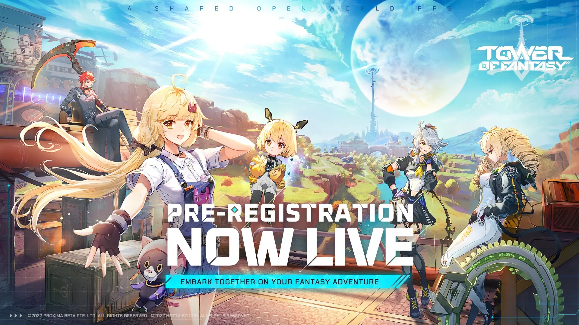 Tower Of Fantasy Launches Global PreRegistration Site