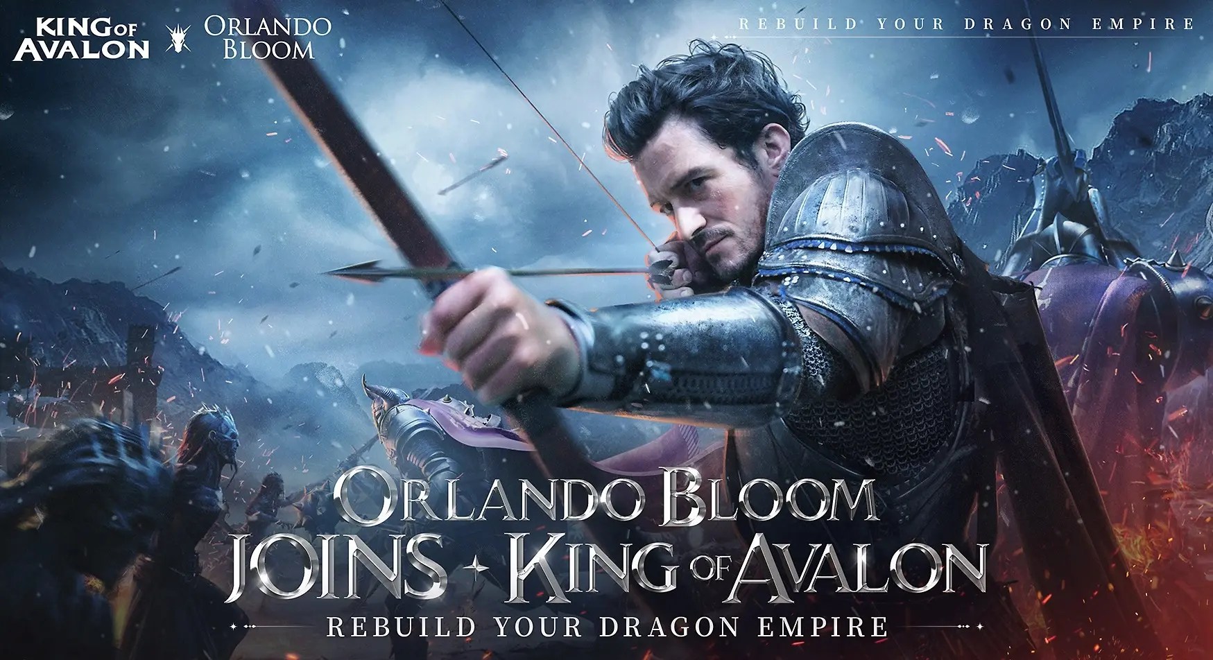King Of Avalon Gets A New Trailer Featuring Orlando Bloom